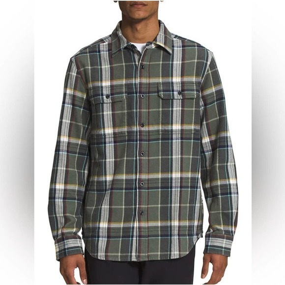 The North Face Plaid Mens Button Down Shirt size S - Picture 1 of 6